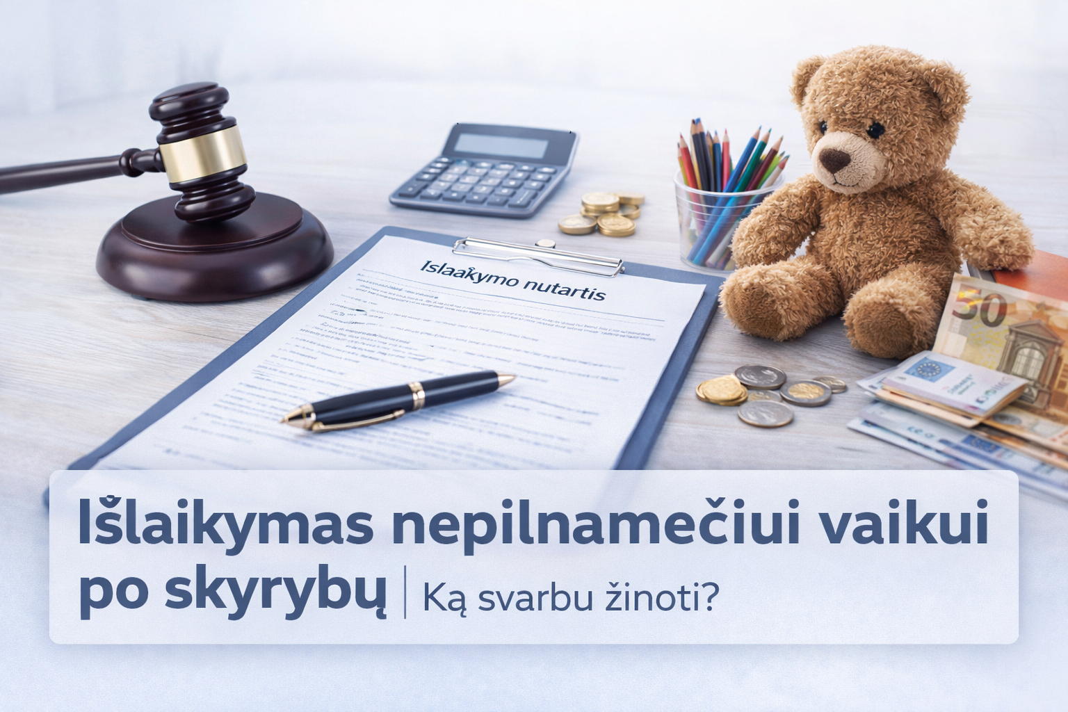 Išlaikymas nepilnamečiui vaikui: ką svarbu žinoti Lietuvoje?